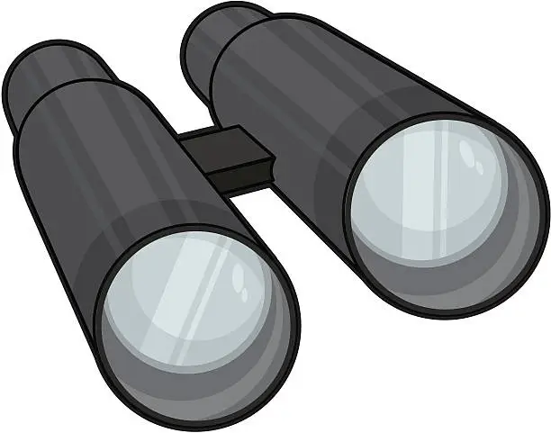 Vector illustration of Binoculars