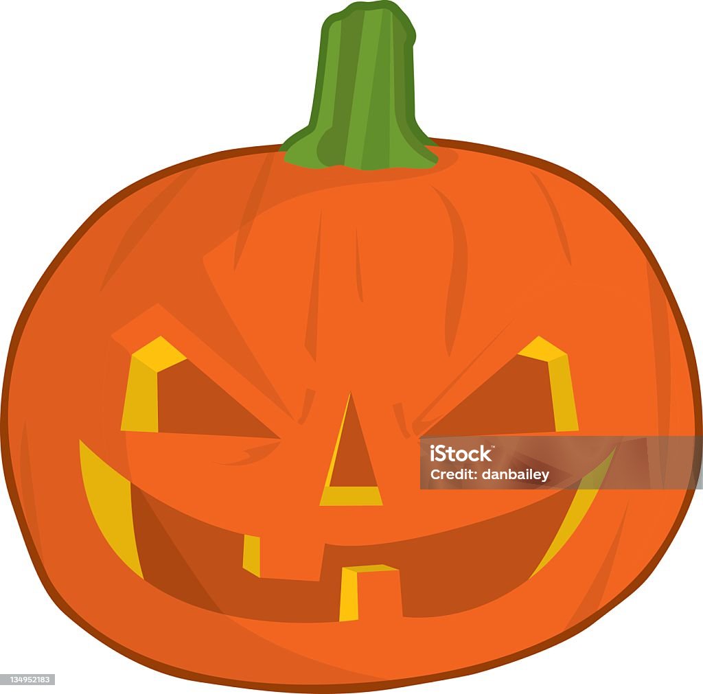 Avance hacia Halloween de calabaza - arte vectorial de Calabaza gigante libre de derechos