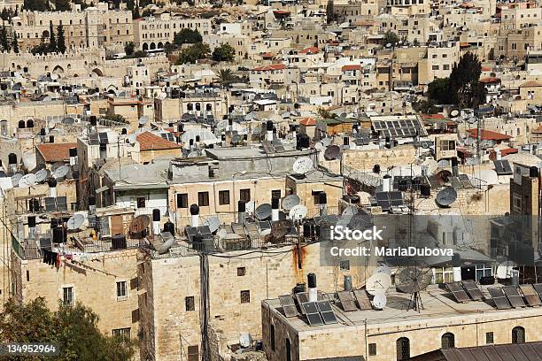 Cidade Velha De Jerusalém - Fotografias de stock e mais imagens de Antigo - Antigo, Arquitetura, As Cruzadas