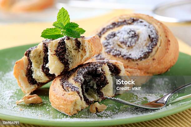 Poppy Seed Snails Stock Photo - Download Image Now - Baked, Baked Pastry Item, Bakery