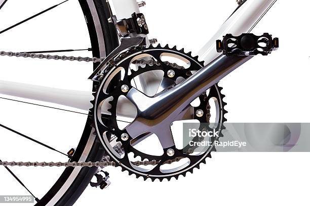 Dettagli Moto Da Corsa - Fotografie stock e altre immagini di Bicicletta - Bicicletta, Ciclismo, Close-up