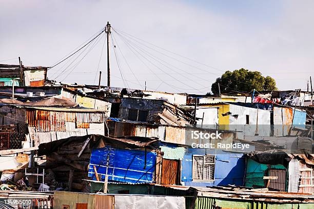 Shacks South Africa Stock Photo - Download Image Now - Poverty, South Africa, Africa