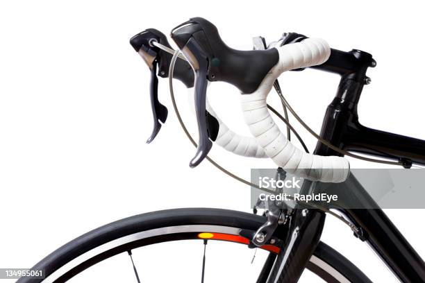 Bicicleta De Corrida - Fotografias de stock e mais imagens de Bicicleta - Bicicleta, Ciclismo, Fundo Branco