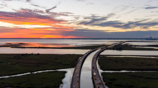 istock Mobile Bay, Alabama at dusk 1349561814