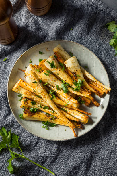 Healthy Homemade Roasted Parsnips