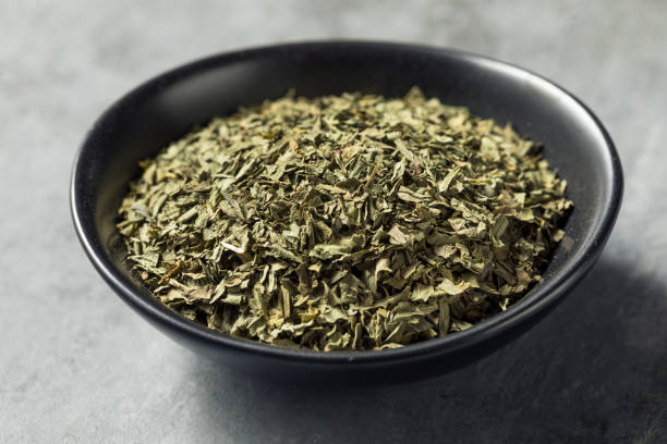 istock Healthy Organic Dried Basil Spice 1349563364