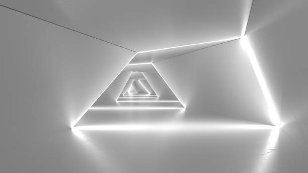 istock Futuristic Tunnel with Neon Lights 1349564556
