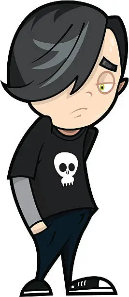 Vector illustration of Emo Ernie