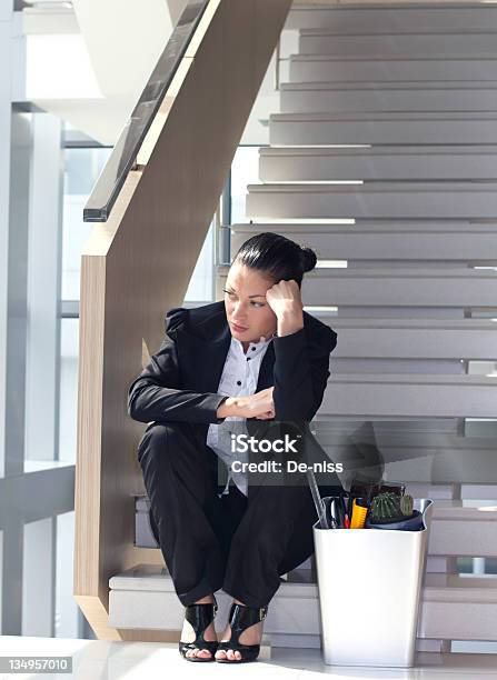 Fired Female Employee Stock Photo - Download Image Now - Being Fired, Job Search, One Woman Only