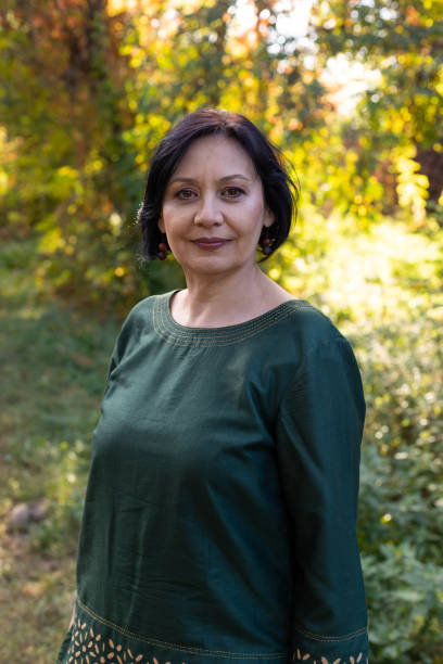 istock Middle aged woman portrait 1349610468