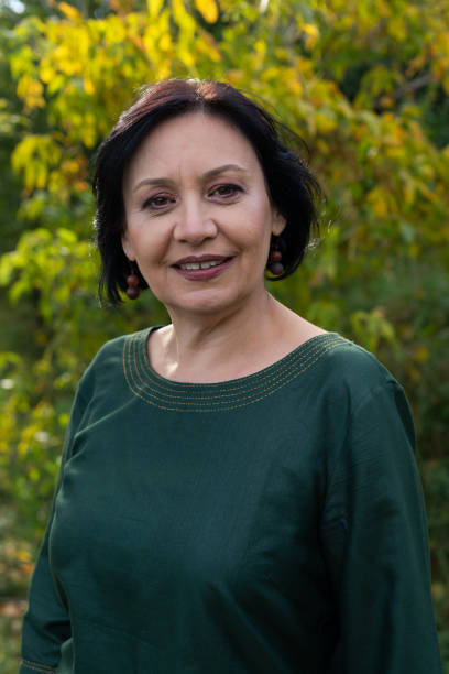 istock Middle aged woman portrait 1349611049