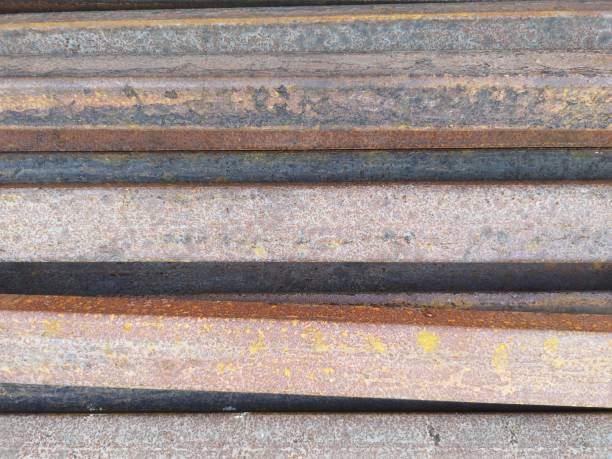 istock Layer of metal bars 1349620220