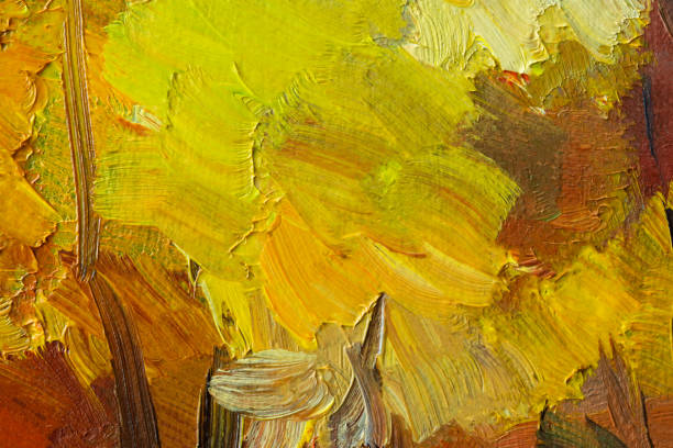 istock Abstract background autumn painting 1349624526