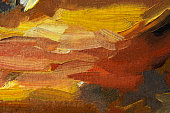 Abstract background autumn painting