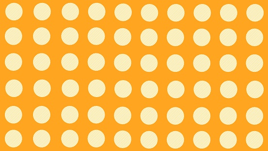 Seamless Orange polka dot background.