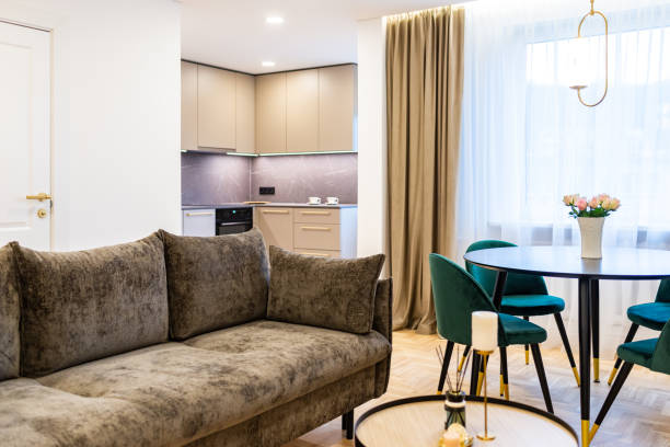 istock Modern and stylish apartment 1349656180