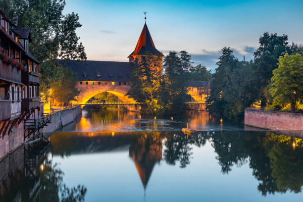 istock Schlayerturm and bridge in Nuremberg, Bavaria, Germany 1349676544