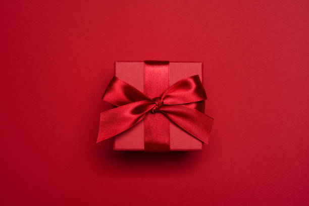 istock Christmas, Valentine Day or Anniversary red gift box 1349678824
