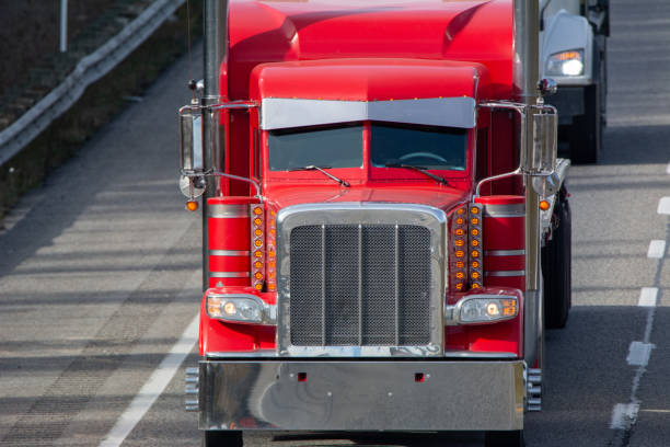 istock Truck transport on the highway 1349682212