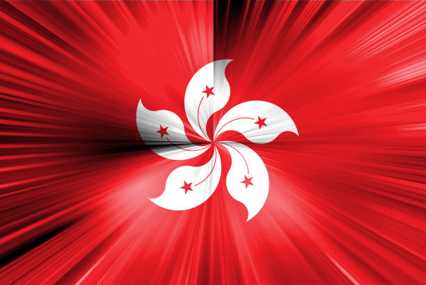 Close up of grunge Hong Kong flag Close up of grunge Hong Kong flag 國旗 stock pictures, royalty-free photos & images