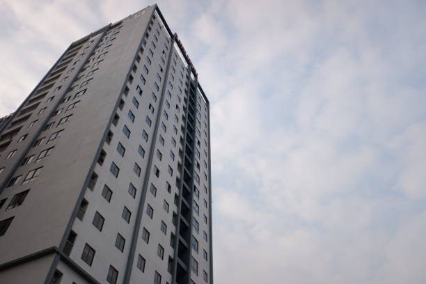 istock Residential Building, Apartment Building Exterior, Apartment Complex with Windows, Building Face, High Rise Buildings, condominium. 1349687397