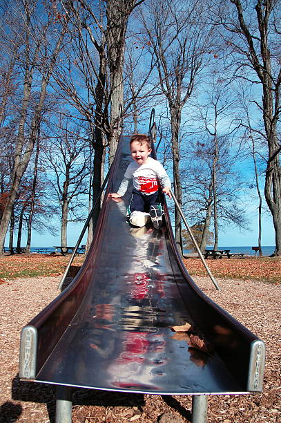 istock Thrilling Ride on the Slide 134969142
