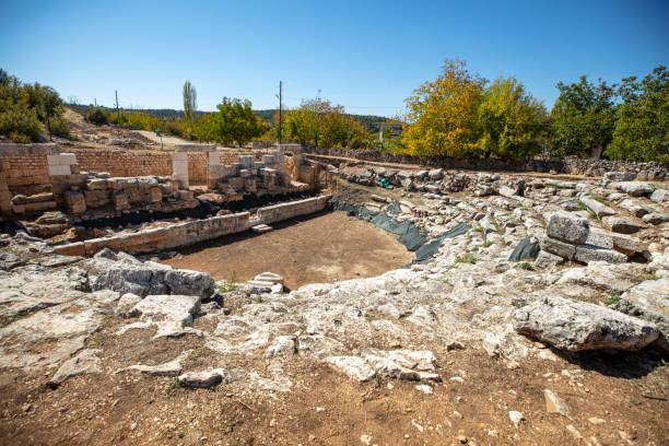 istock Ancient aqueduct - Olba kingdom, The Olba kingdom was a small state established between the Taurus Mountains and the Mediterranean coast in Stony Cilicia. 1349695102