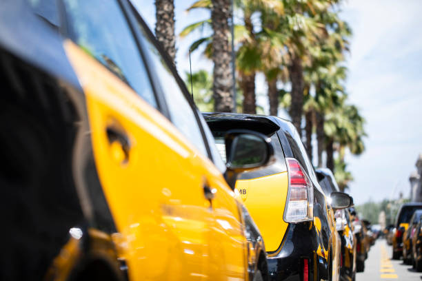 istock Taxis in Barcelona 1349696767