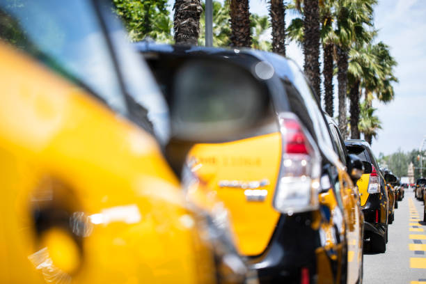 istock Taxis in Barcelona 1349696782