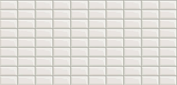 ilustrações, clipart, desenhos animados e ícones de fundo branco retangular retangular do estato do metrô, ilustração vetorial. - rectangle tile shiny white