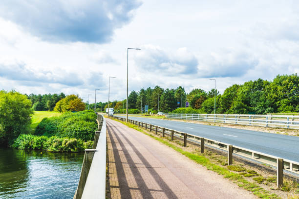 istock Views at the road in UK 1349699444