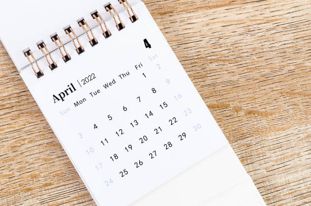 istock The April calendar 2022 1349701028