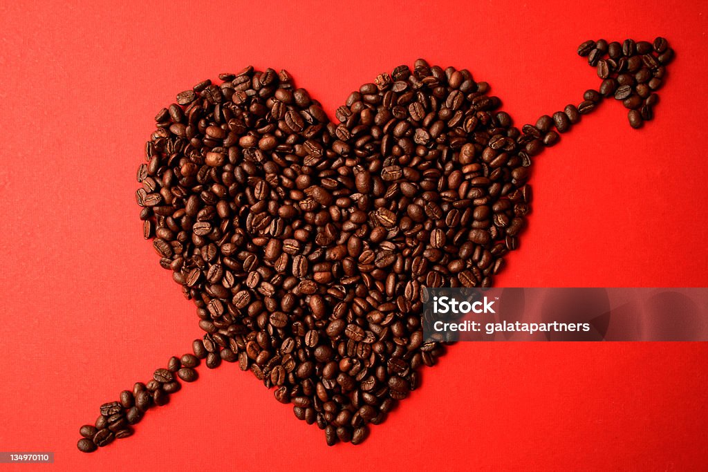 커피 사랑입니다 - 로열티 프리 2월 스톡 사진