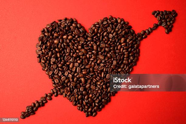 커피 사랑입니다 2월에 대한 스톡 사진 및 기타 이미지 - 2월, 개념 기호, 구이