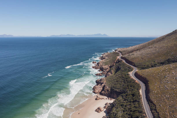 istock Road running along an extreme coastline 1349701220