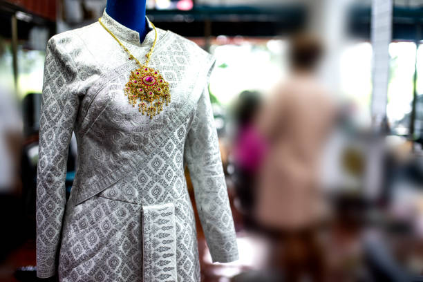 istock ancient thai dress for an event,wedding,religious ceremony 1349709209