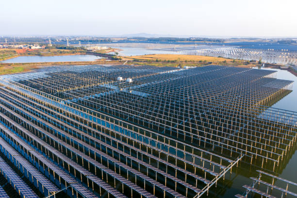 istock Large-scale photovoltaic power station 1349710533