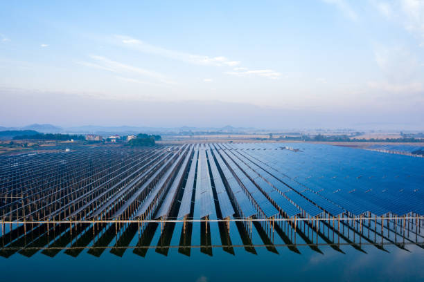 istock Large-scale photovoltaic power station 1349710933
