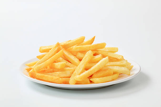 french frites - pommes frites stock-fotos und bilder