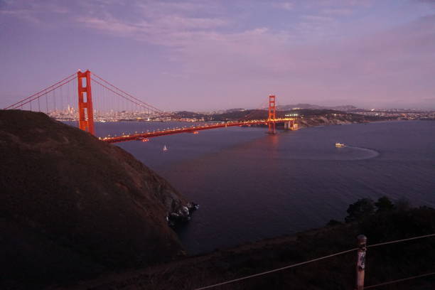 istock View on the Golden Gate Bridge during dawn 1349713142