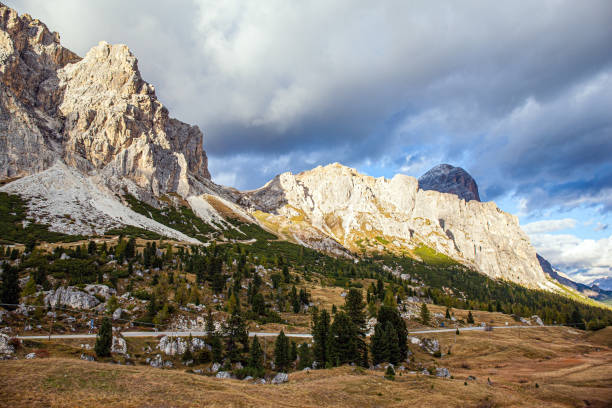 istock Sunset in the colorful rocks 1349713337