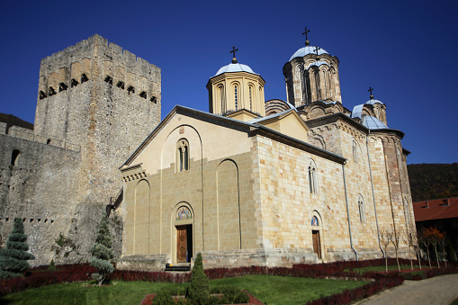 Monastery Manasija is a Serbian Orthodox monastery founded in XV Century near Despotovac, Serbia.
