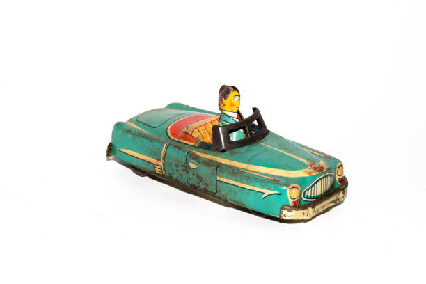 istock A Vintage Tin Plate Toy Car On White Background 1349714475