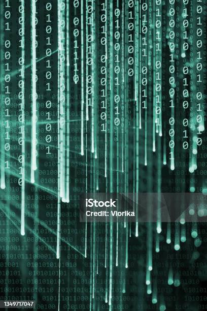 Binary Code Background Stock Illustration - Download Image Now ...