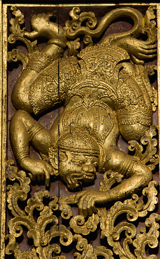 temple carving closeup