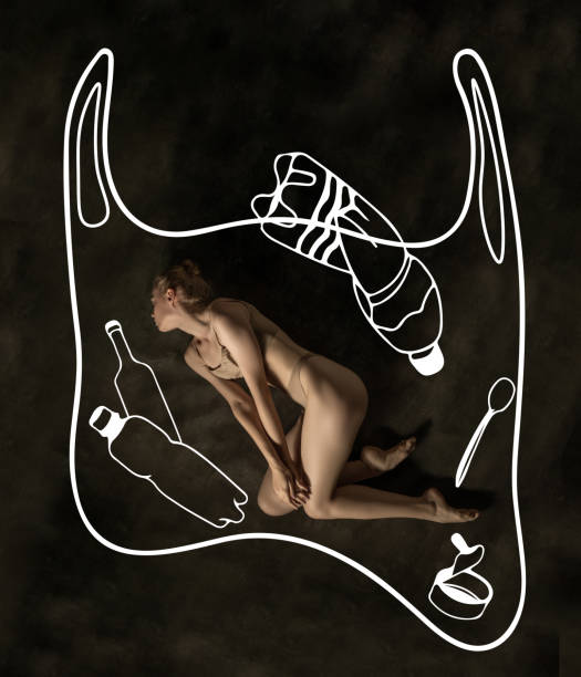 istock Contemporary art collage, modern creative design. Idea, inspiration, saving environment, ecology, eco, warming of the Earth's climate. 1349719792