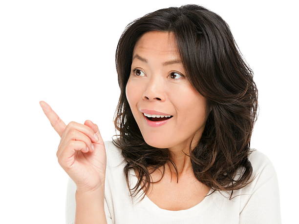 istock Asian woman showing surprised 134972715