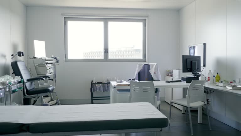 Interior of Empty Medical Examination Room