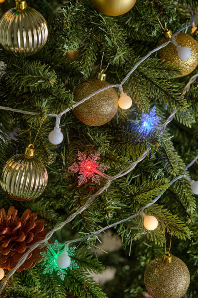 istock Christmas tree decoration detail 1349753214