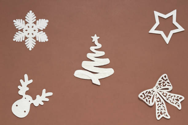 istock Christmas Flatlay place for text greeting card 1349761815